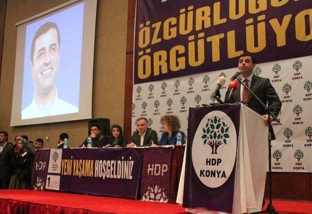 Hdp Eş Genel Başkanı Demirtaş Konya’da