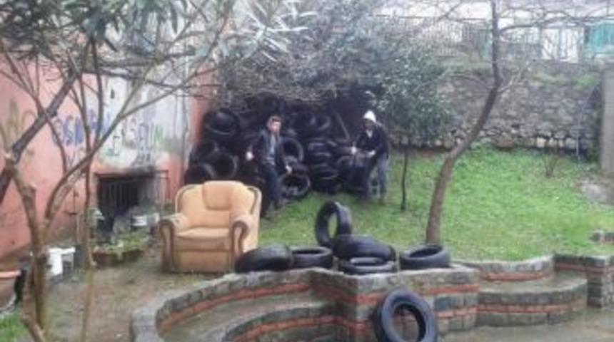 300 Ton Atık Lastik Toplandı