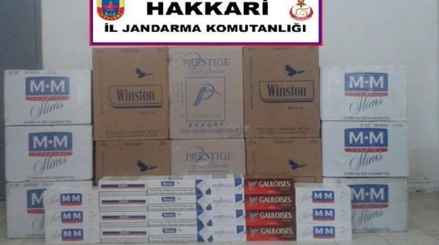 Hakkari'de 95 Bin Paket Ka&ccedil;ak Sigara