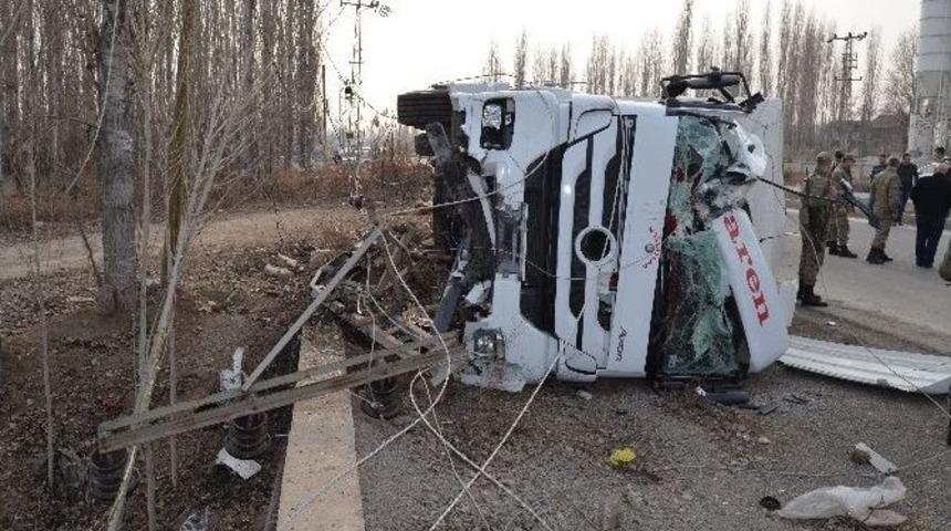 Iğdır&rsquo;da Trafik Kazası: 1 Yaralı