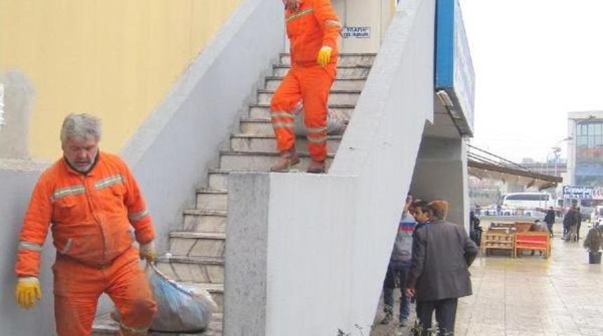 Otogarda Ka&ccedil;ak Et Operasyonu