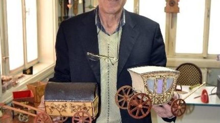 (&ouml;zel Haber) Evini At&ouml;lyeye &Ccedil;eviren Emeklinin Eserleri B&uuml;y&uuml;k İlgi G&ouml;r&uuml;yor