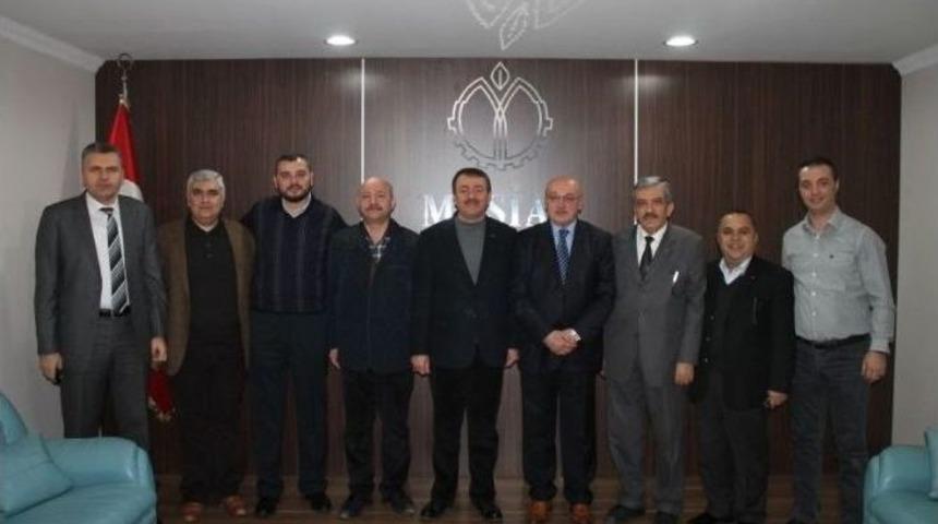 Milli Eğitim M&uuml;d&uuml;r&uuml; Yurtman&rsquo;dan M&uuml;siad D&uuml;zce Şubesine Ziyaret