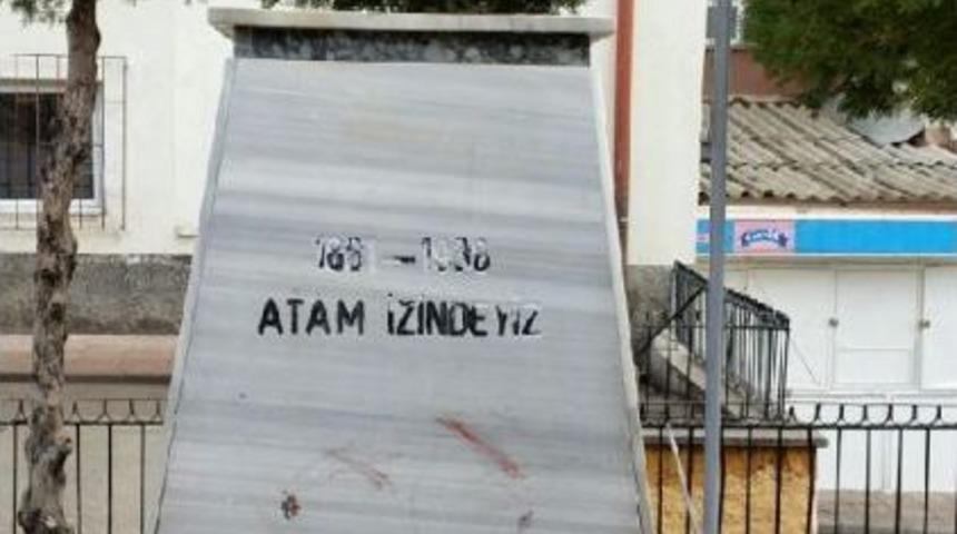 Başkent'teki Bir Okulun Bah&ccedil;esinden Atat&uuml;rk B&uuml;st&uuml;n&uuml; &Ccedil;aldılar