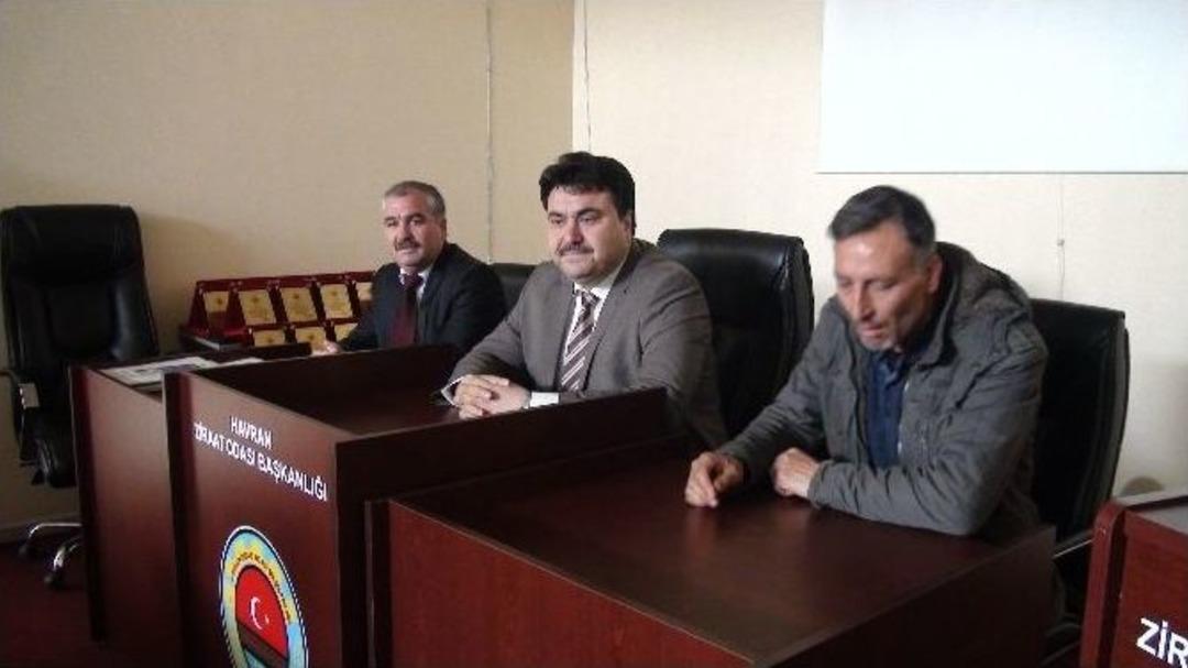 Ersoy&rsquo;a Ziraat Odası&rsquo;ndan Plaket