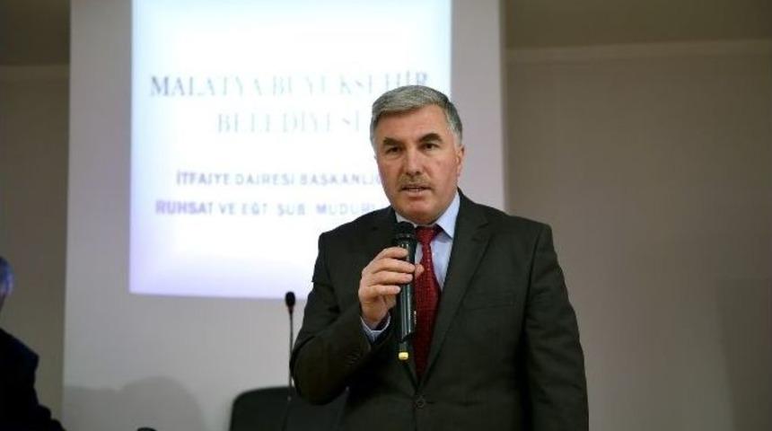 Malatya&rsquo;da &ldquo;binaların Yangından Korunması Y&ouml;netmenliği&rdquo; Toplantısı