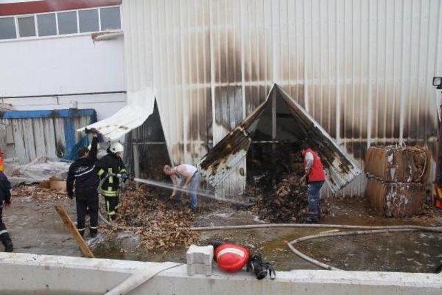 Karton Kutu Fabrikasında Çıkan Yangın Korkuttu