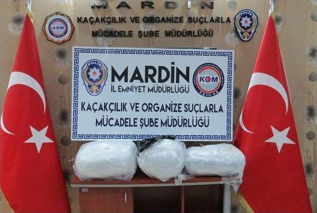 Mardin’de Uyuşturucu Operasyonu