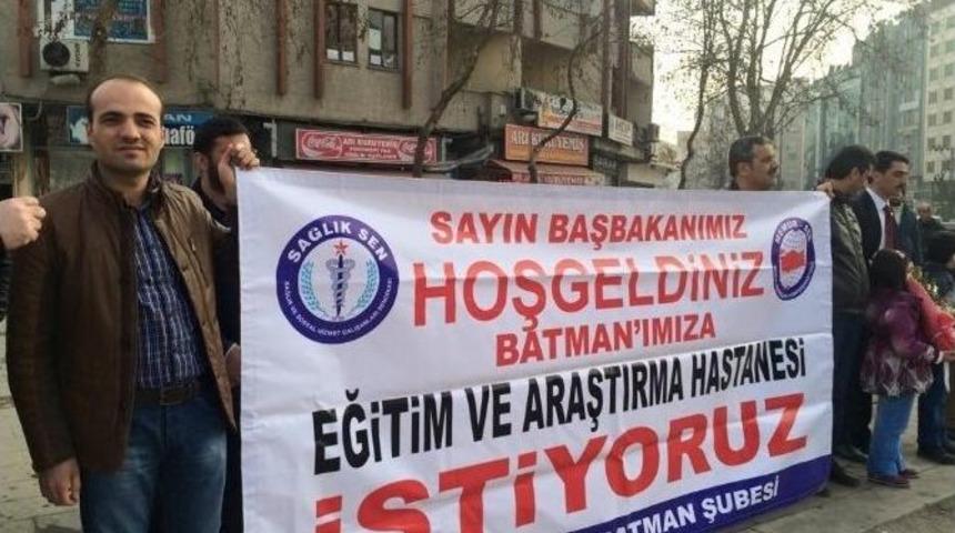Sağlık-sen&rsquo;in &rsquo;batman&rsquo;a Eğitim Araştırma Hastanesi İstiyoruz" Kampanyası