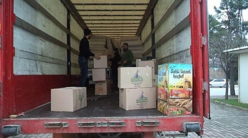 Kartepe Belediyesi&rsquo;nden Suriyelilere Yardım