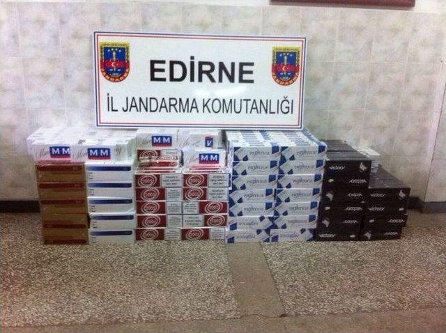 Edirne Jandarması Kaçakçılara Göz Açtırmıyor