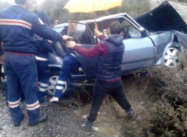 Antalya’da Kaza: 1 Yaralı