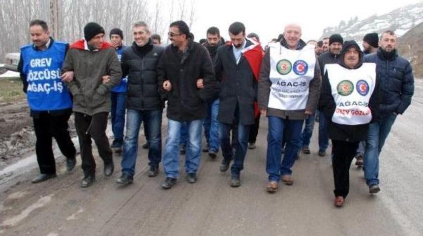 Kastamonu'da 380 Iş&ccedil;i Iş Bıraktı