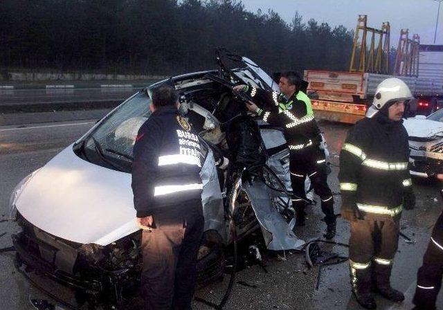 Bursa’da Trafik Kazası: 1 Ölü, 3 Yaralı