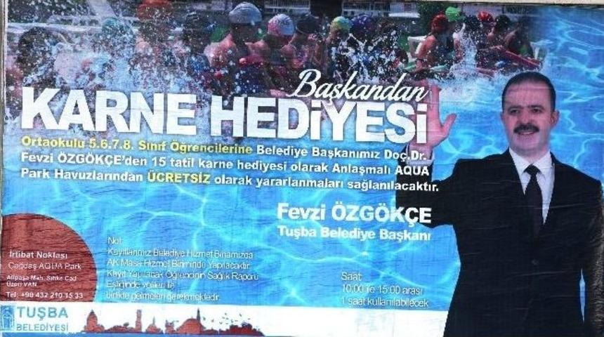 Başkan Özgökçe’den Öğrencilere Karne Hediyesi