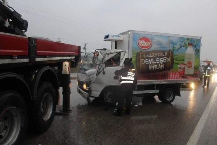 Bursa’da Trafik Kazası: 1 Yaralı G4