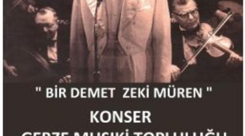 Gebze&rsquo;de &lsquo;zeki M&uuml;ren&rsquo; Konseri