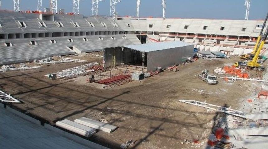 Yeni Stadın Y&uuml;zde 65&rsquo;i Tamam