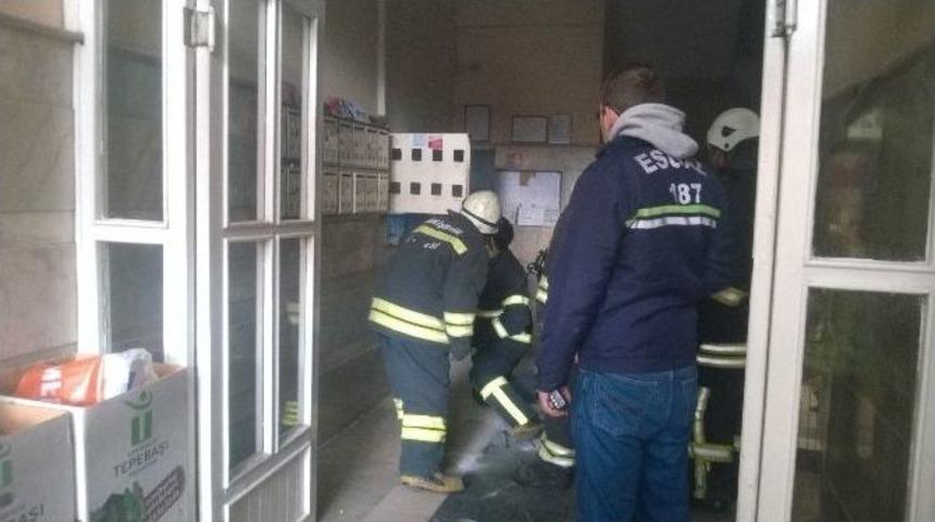 Eskişehir&rsquo;de Yangın İhbarı Ekipleri Alarma Ge&ccedil;irdi