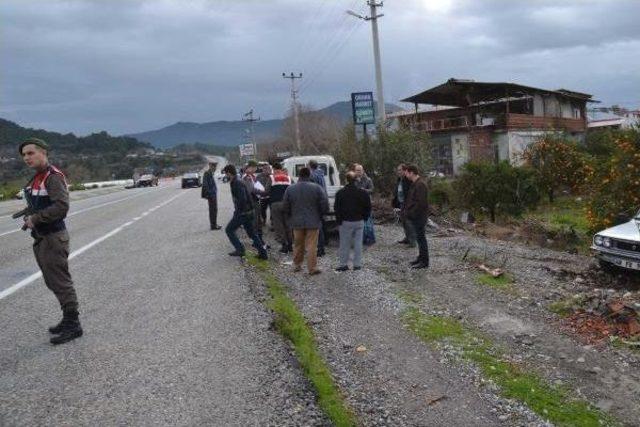 Çalışma Yapılan Yolda Kaza: 1 Yaralı