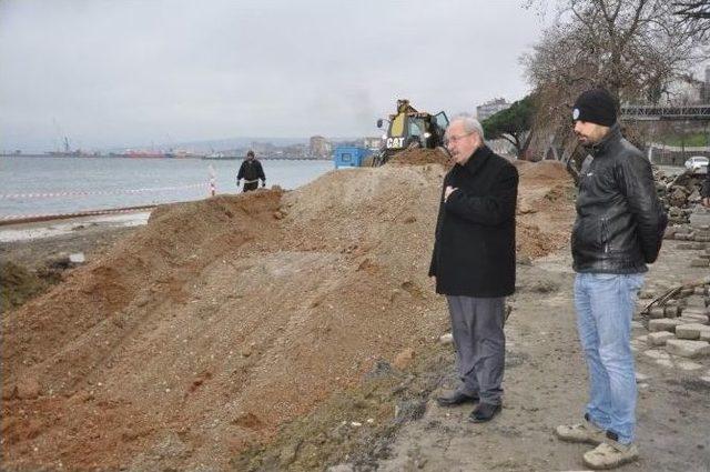 Tekirdağ Büyükşehir Belediye Başkanı Kadir Albayrak, Altınova Mahallesinde İncelemelerde Bulundu