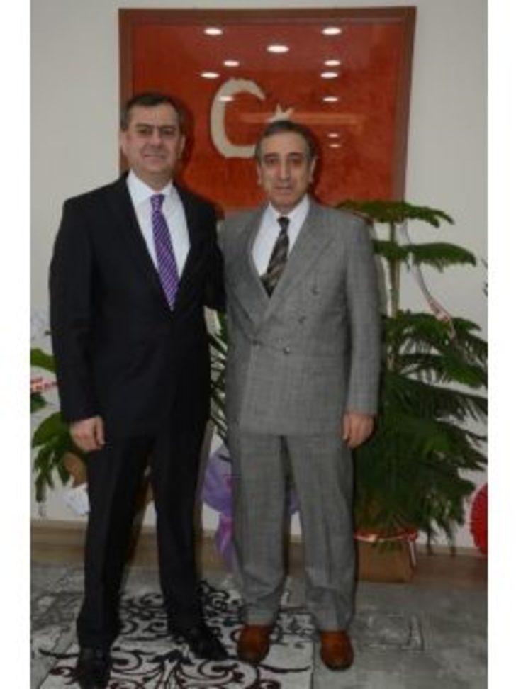 İdare Mahkemesi Başkanı Kahraman’dan Başsavcı Bingül’e Nezaket Ziyareti