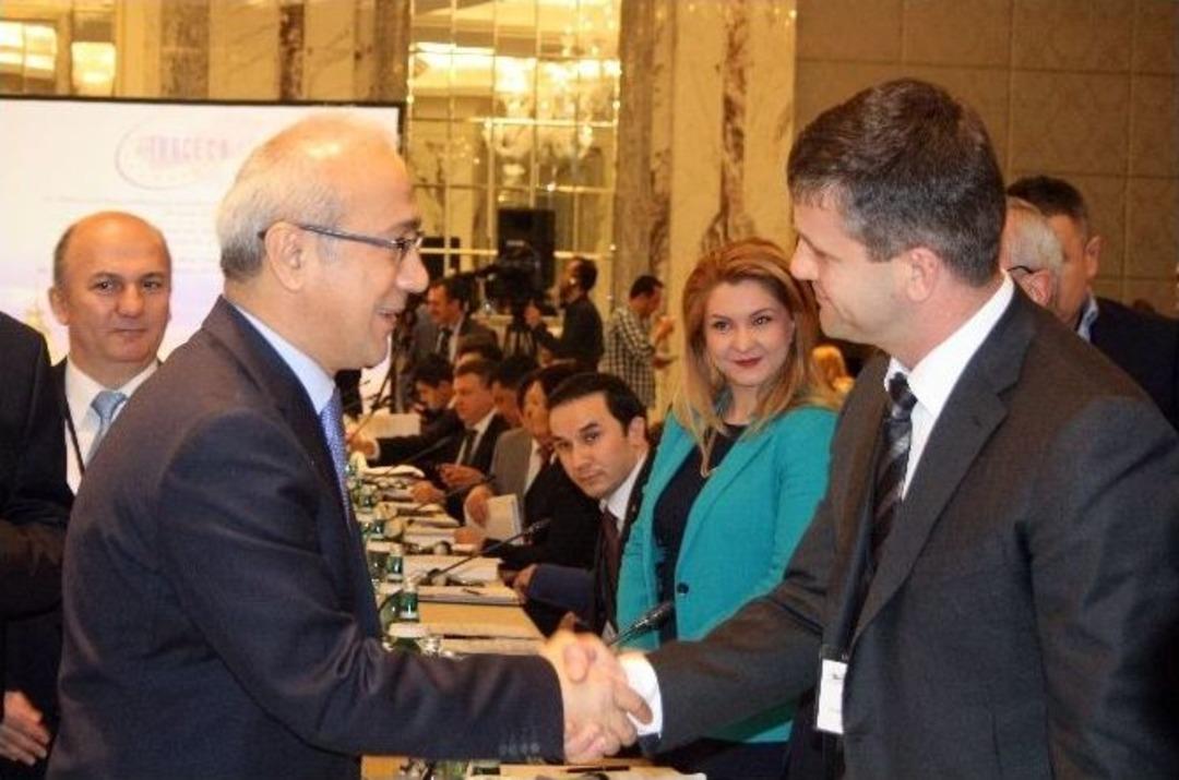 Bakan Elvan, Traceca Komisyon Başkanlığı&rsquo;nı Devraldı