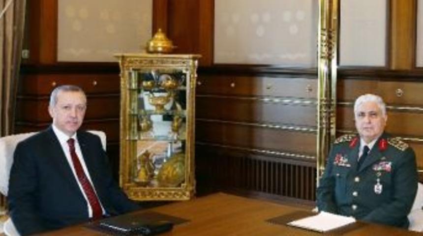 Cumhurbaşkanı Erdoğan, Genelkurmay Başkanı Orgeneral &Ouml;zel&rsquo;i Kabul Etti