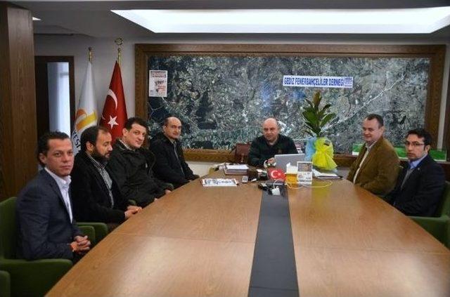 Gediz Fenerbahçeliler Derneği Yöneticileri Başkan Saraoğlu’nu Ziyaret Etti