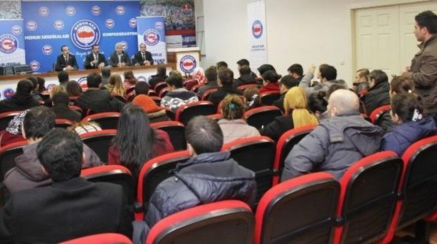 Sağlık-sen Genel Başkanı Memiş: "&ccedil;evre Sağlığı Teknikerlerinin Mağduriyeti Giderilmelidir"