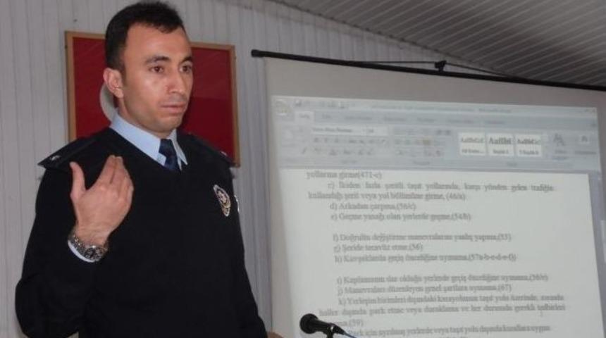 -korkuteli&rsquo;de Minib&uuml;s Şof&ouml;rlerine Trafik Semineri