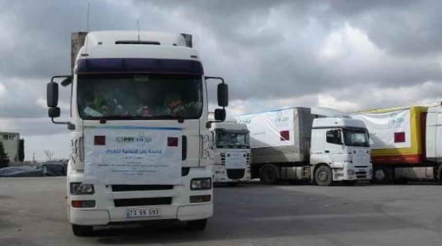 Irak'taki T&uuml;rkmenlere 8 Tır Yardım
