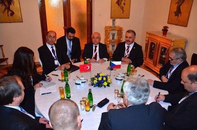 Ak Parti Kars Milletvekili Arsalan Tbmm Başkanı Çiçek İle Birlikte Çek Cumhuriyeti Ziyareti