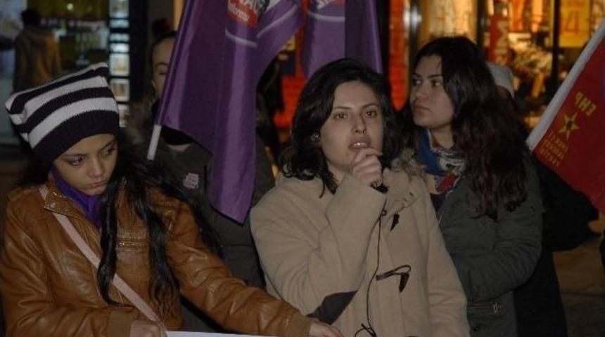 Eskişehir&rsquo;de Kadın Cinayetlerine Tepki