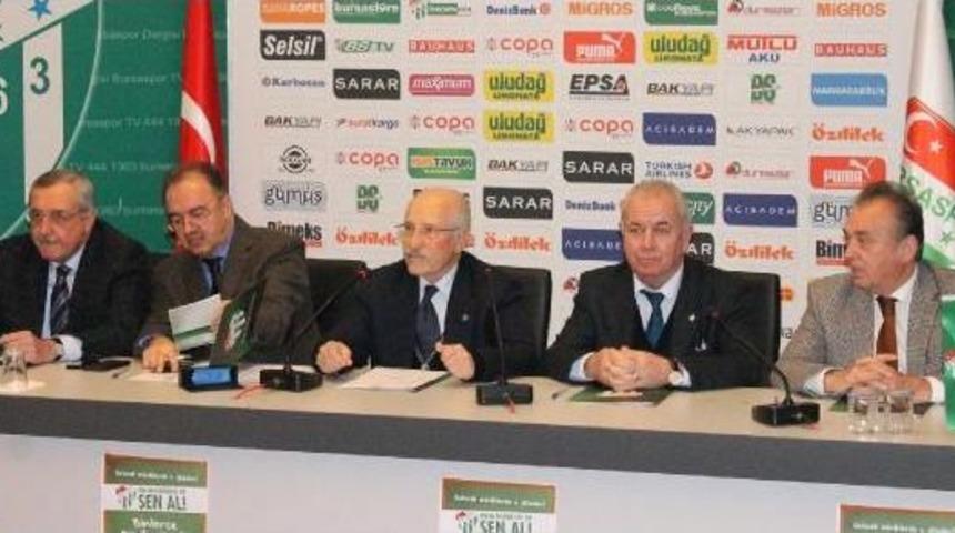Bursaspor Başkanı B&ouml;l&uuml;kbaşı: Bursaspor'un Satılık Futbolcusu Yok