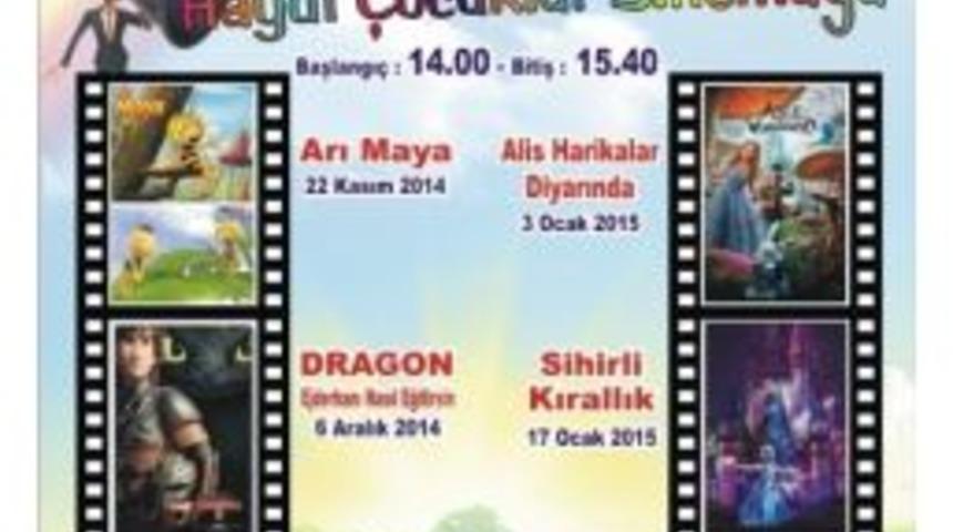 Didim Cemevinden &Ccedil;ocuklara Y&ouml;nelik Sinema Etkinliği