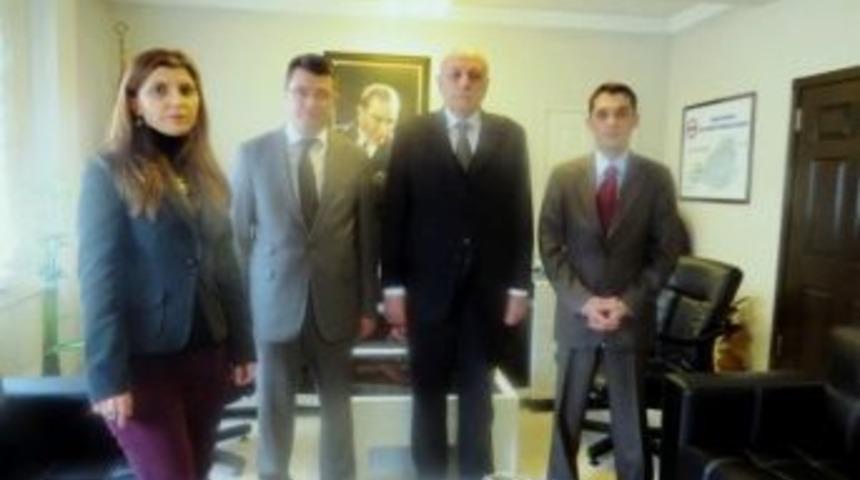 - Defterdar Sağlam&rsquo;dan Kaymakam Eser&rsquo;e Ziyaret