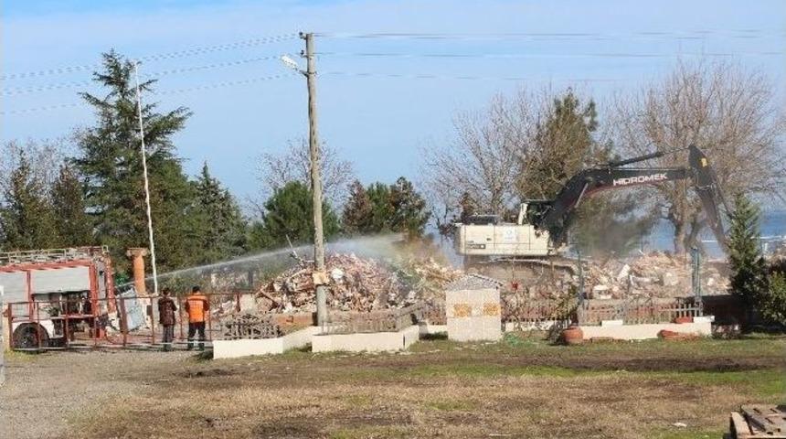 Ordu’da Plajlar İçin Yıkım Başladı