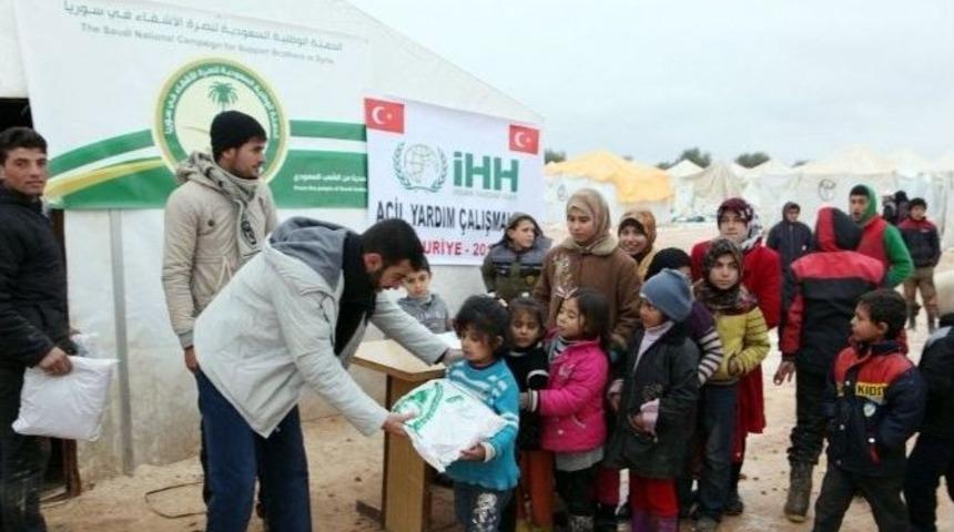 İhh&rsquo;dan Suriyelilere Kışlık Yardım