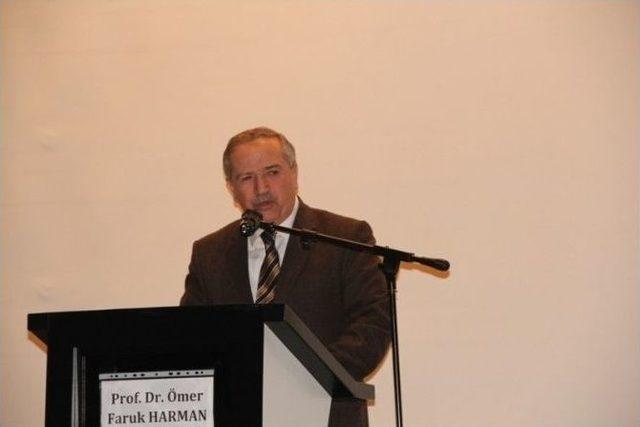 Prof. Dr. Ömer Faruk Harman Sakarya’da Konferans Verdi