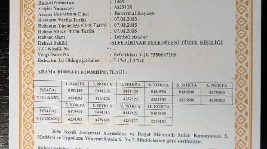 Seferihisar&rsquo;ın Mahallelerinde Jeotermal Umudu
