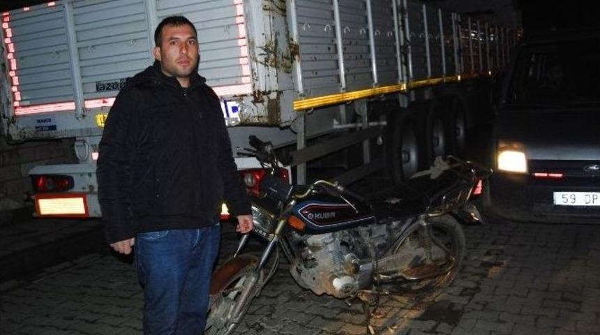 &Ccedil;alınan Motosiklet Kısa S&uuml;rede Bulundu