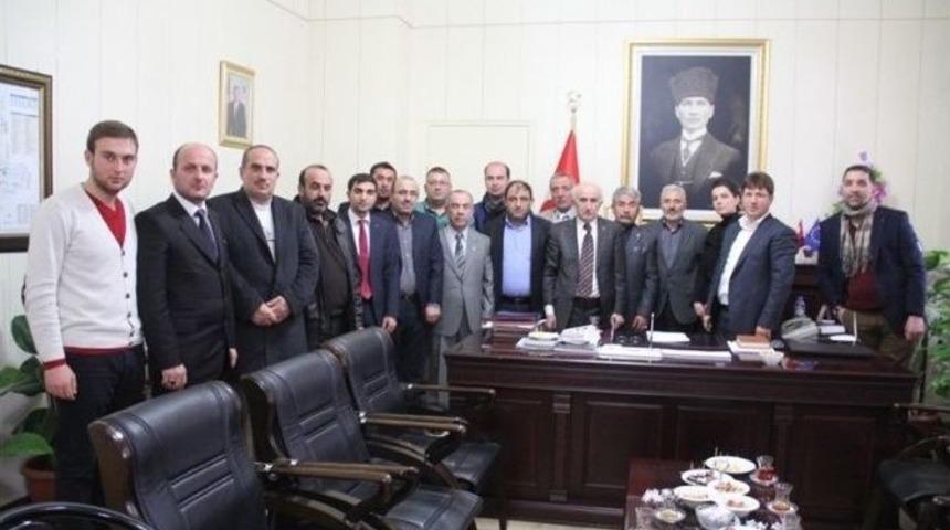 Ak Parti İl Y&ouml;netimi Vali Odabaş&rsquo;ı Ziyaret Etti