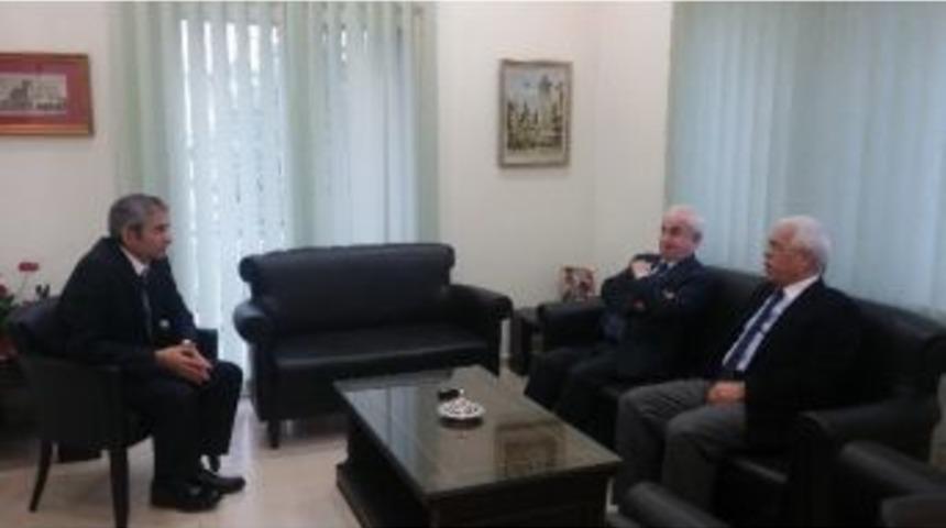 Edirne Valisi Şahin&rsquo;den G&uuml;m&uuml;lcine Başkonsolosu Akıncı&rsquo;ya Ziyaret