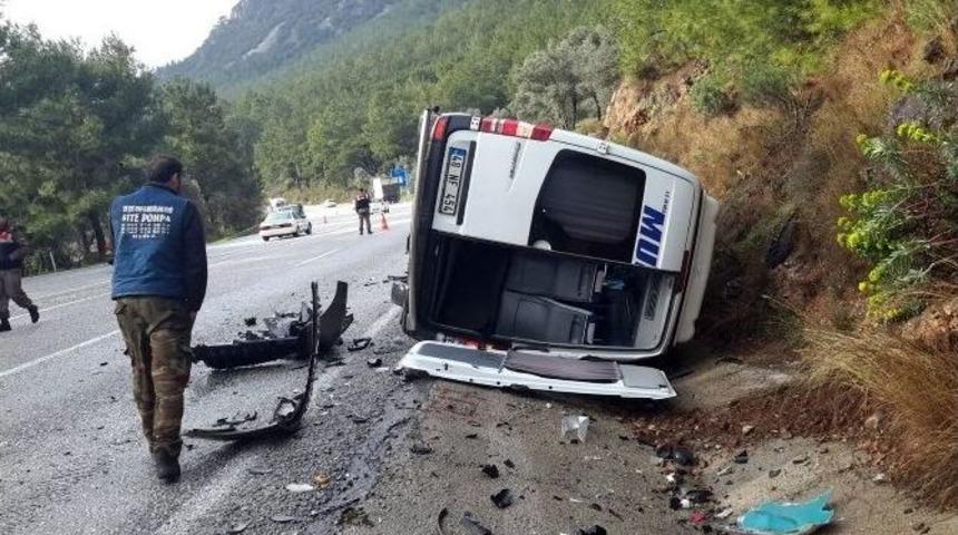 Muğla&rsquo;da Kaza: 6 Yaralı