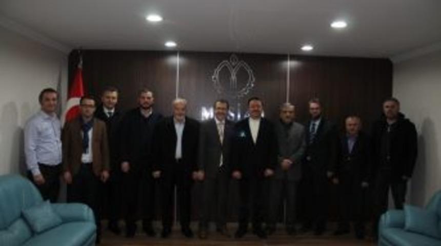 Saadet Partisinden M&uuml;siad D&uuml;zce Şubesine Ziyaret