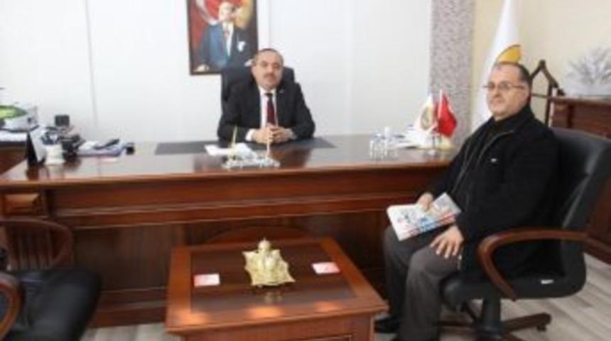 T&uuml;rkiye Gazetesi&rsquo;nden Başkan Uzun&rsquo;a Ziyaret