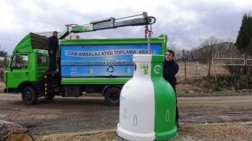 S&uuml;leymanpaşa&rsquo;da Cam Atığı Kumbara Dağıtımı S&uuml;r&uuml;yor