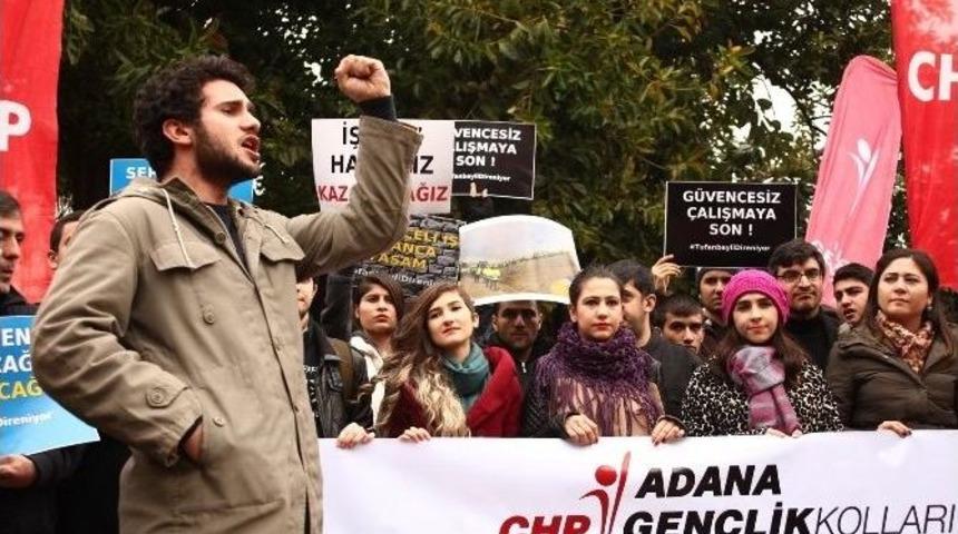 Adana&rsquo;da Termik Santral İş&ccedil;ilerinin İşten &Ccedil;ıkarılması Protesto Edildi