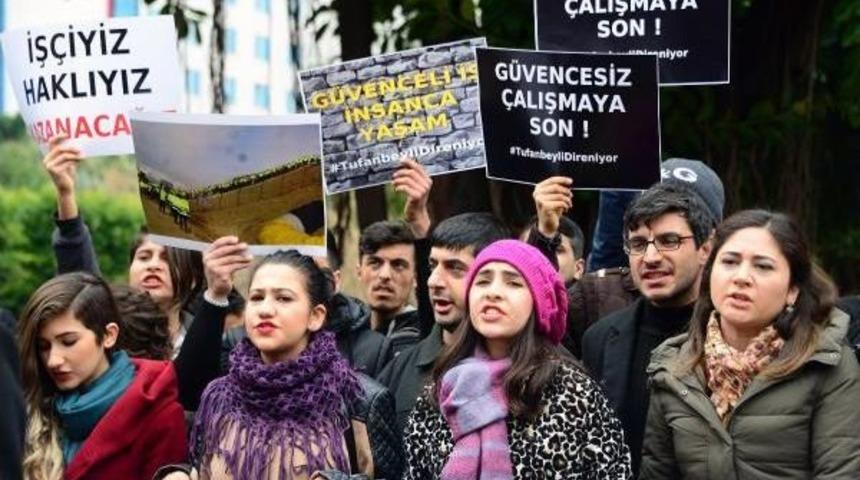 Chp'li Gen&ccedil;lerden Işten &Ccedil;ıkartılan Termik Santral Iş&ccedil;ilerine Destek